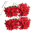 thumbnail image 2 of Bouquet de Fleurs en Soie Réaliste Élégant Centre de Table pour Salon 4 Pcs, 2 of 3