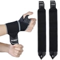 thumbnail image 1 of Muñequera deportiva elástica, 1 par de muñequeras ajustables, muñequera deportiva, 1 of 5