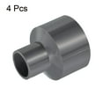 thumbnail image 3 of Uxcell Polyvinyl Chloride Reducer Pipe Fitting 1.57 inch x 0.79 inch 4 Pack Straight Coupling Adapter Connector Gray, 3 of 5