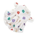 thumbnail image 3 of Robe pour Chien, Coton Polyester Manches Flottantes Douce Respirante Confortable Robe Florale pour Chiot Belle pour l'Été, 3 of 8