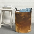 thumbnail image 6 of Fuzoiu Golden Pig Cloud Fantasy Print Circular Hamper,Laundry Basket with Handle,Collapsible Laundry,Dirty Clothes Storage Basket,for Bedroom Bathroom Dorm Living Room-Medium, 6 of 6