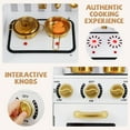 thumbnail image 4 of OLAKIDS Play Kitchen for Kids, Wooden Kids Play Kitchen Playset with Realistic Light & Sounds, Pots Pan Microwave Sink, Children Pretend Cooking Toy Set Gift for Toddler Boys Girls Ages 3+, 4 of 9