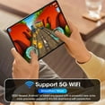 thumbnail image 7 of 11 inch Android 14 Tablet FHD, 128GB ROM 1TB Expansion  14GB(6+8) RAM with T606 Octa-core , 2.4/5G WiFi 6, 13MP Dual Camera, 7000mAh Battery, GMS Certified (2025 Model), 7 of 7