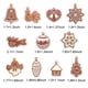 thumbnail image 2 of Adornos navideños de pan de jengibre Adornos colgantes para árbol de Navidad con forma de hombre de jengibre para decoración de cocina navideña Adornos colgantes para árbol de Navidad Decoración para, 2 of 5