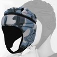 thumbnail image 1 of kurtrusly EVA Goalkeeper Rugby Soccer Football Helmet Rugby Hat Soccer Goalkeeper Baseball Head Protector Guard Colorful Camouflage, 1 of 9