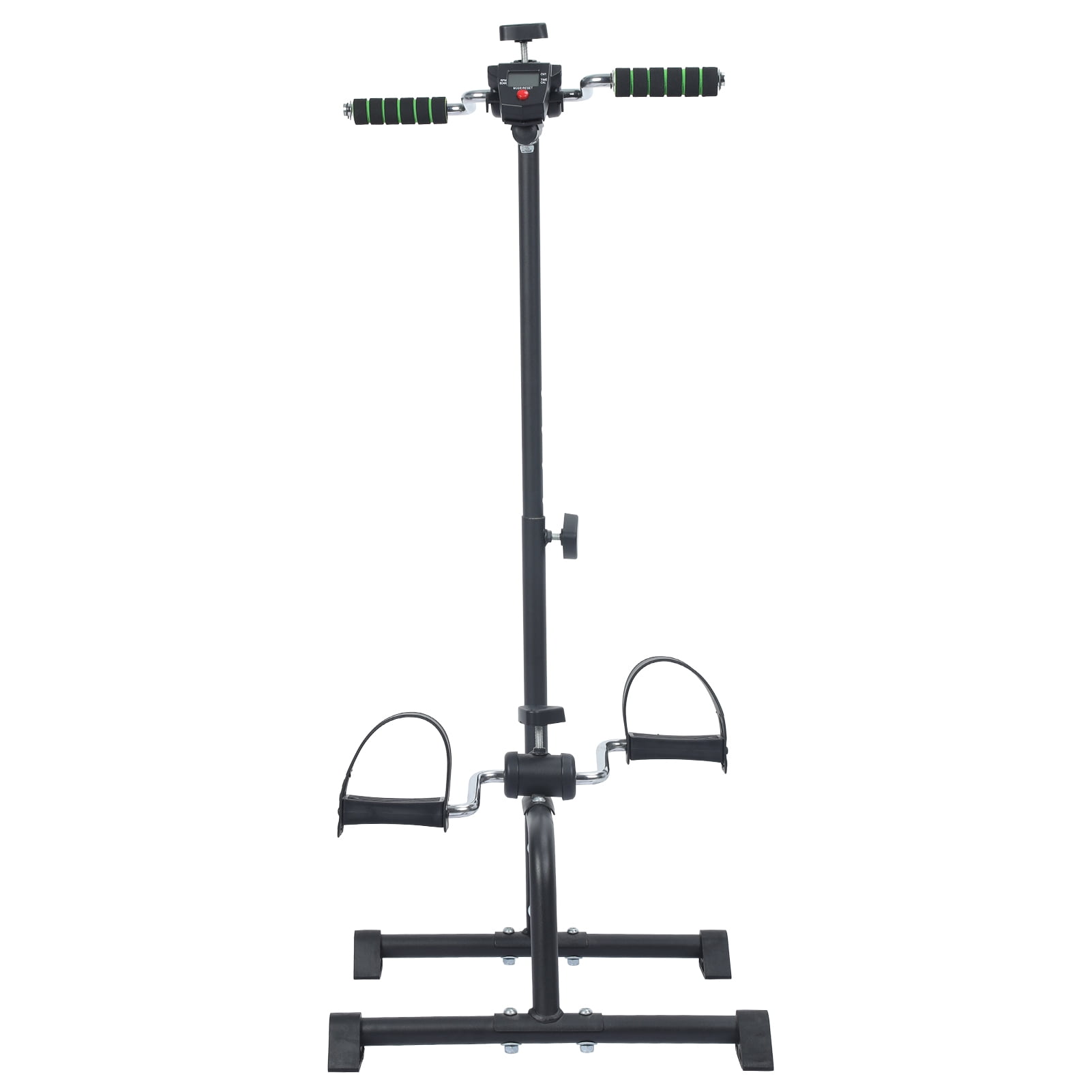 Anvazise Pedal Exerciser Bike Pedal Exerciser Bike, Hand Arm Leg Knee Peddler, Adjustable Fitness Recovery Equipment for Seniors, Elderly Physical Therapy Exercise Bike for Total Body, with Monitor