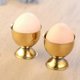 thumbnail image 3 of 4 pc stainless steel egg cups (gold), 3 of 5