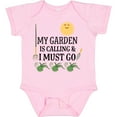 thumbnail image 3 of Inktastic Gardening Funny Garden is Calling Boys or Girls Baby Bodysuit, 3 of 5
