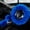 Blue, variant on chasenew Genuine Sheepskin Steering Wheel Cover Set for Women Parents-Fluffy Soft Australian Merino Wool Wrap with Gear Shift and Hand Brake Covers, Cozy Stylish Luxury Car Accessories (Red)