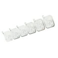 thumbnail image 1 of Gancho adhesivo acrílico Ganchos de pared Gancho adhesivo para colgar Ganchos adhesivos 6PCS Gancho adhesivo acrílico Montaje en pared Sin perforación sin rastro Fuerte ANGGREK  Otros, 1 of 7