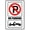 Warning Sign 5, variant on No Parking Loading & Unloading Zone Only - 8"x12" Metal Poster, Loading Zone Decor for Home Bar Kitchen Coffee Man Cave Garage Wall
