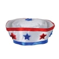 thumbnail image 2 of Party Central Pack of 12 Red and Blue Unisex Adult Patriotic Sailor Hat Hair Clip Costume, 2 of 2