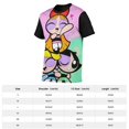 thumbnail image 2 of The Powerpuff Girls Shirts Men's Short Sleeve Printed T-Shirt Graphic Comfortable Tee Tops Summer Blouse S, 2 of 5