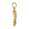 thumbnail image 2 of Auriga Fine Jewelry 14K Yellow Gold Textured Horse Head Charm for Women, 2 of 6