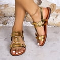 thumbnail image 5 of Willtoo Women's Dressy Closed Toe Flat Sandals Summer Vacation Beach Open Toe Metal Ankle Strap Slides Sandals Shoes 2026, 5 of 5