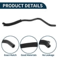 thumbnail image 4 of Manguera del radiador Unique Bargains Manguera de calefacción del radiador Manguera de salida del radiador No.17127591088 para BMW 760Li 6.0L 2010-2015 Tubo de refrigerante de goma Negro 1 Pc, 4 of 6