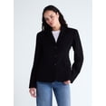 thumbnail image 2 of Scoop Women's and Women's Plus Notched Hourglass Blazer, Sizes XS-XXL, 2 of 6