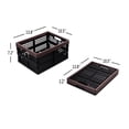 thumbnail image 2 of Yesdate 3-Pack Plastic Folding Baskets, Collapsible Storage Basket/Milk Crate, 15 L C104, 2 of 3
