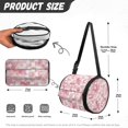thumbnail image 7 of ZIATUBLE Cherry Blossom Travel Toilet Paper Holder Round Paper Towel Storage Bag Foldable Paper Towel Dispenser Kitchen Paper Towel Storage Case Universal Camping Tissue Box, 7 of 7