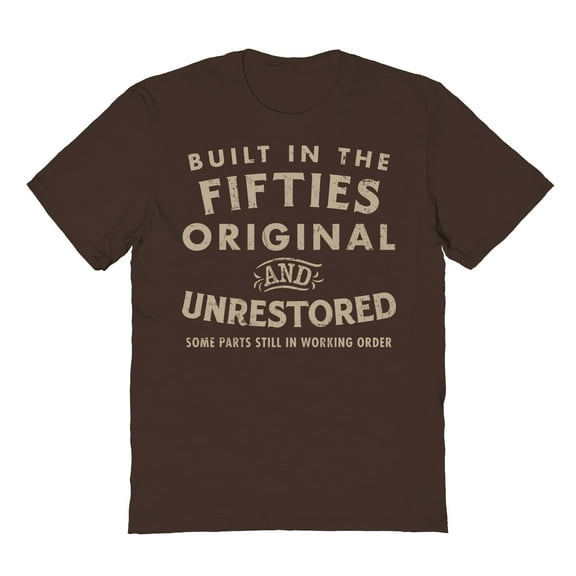 Duke & Sons Ou 50S Graphic Dark Chocolate Men's Cotton T-Shirt