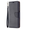 thumbnail image 5 of Feishell Phone Case for Samsung Galaxy A25 5G, Lychee Texture Plain PU Leather Magnetic Clasp Folio Flip Kickstand Wallet Phone Case with Card Slots & Wrist Strap, Black, 5 of 9