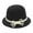 O, variant on Dyfzdhu Women Autumn Winter Bow Knot Round Top Casual Fisherman Bucket Cap Small Bowler Hat
