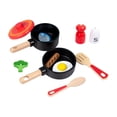 thumbnail image 3 of 11x accesorios de cocina simulados Montessori juguetes educativos utensilios de cocina juego de ollas y sartenes para niños niñas niños regalos de, 3 of 9