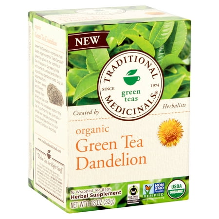 TRADITIONAL MEDICINAL GREEN TEA WITH DANDELION