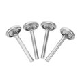 thumbnail image 4 of OULII 4 Pcs Rouleaux de Porte de Garage Argentés avec Roues de Remplacement de Tige pour un Fonctionnement Fluide et Silencieux, 4 of 8