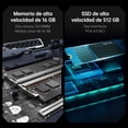 thumbnail image 4 of Laptop Gamer Thunderobot 911X Intel Core I7 13620H  RTX 5060 15.6'' FHD 165Hz 16GB RAM 512GB SSD Gris, 4 of 9