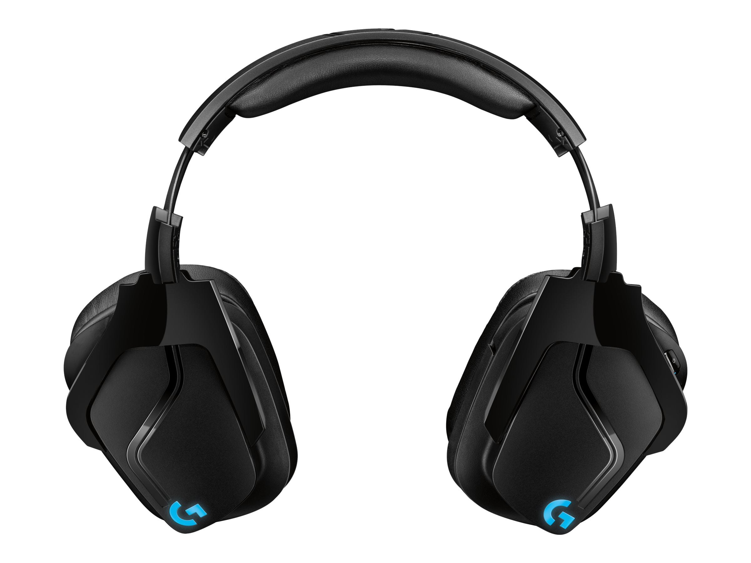 Casque de jeu G935 Câblé / Sans fil Sur tête Stéréo Logitech - USB, Mini-phone (3.5mm) - Câblé -Sur tête - Binaural - Circumaural - Cardioïde, Uni directionnel Microphone - Noir, Bleu