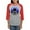 Heather/Red, variant on CafePress - Mysterious Chicago Tours Long Sleeve T Shirt - Womens Baseball Tee