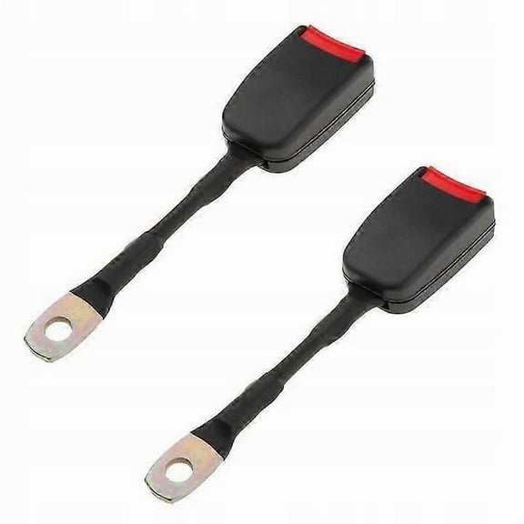 2 Front Seat Belt Buckle Ends