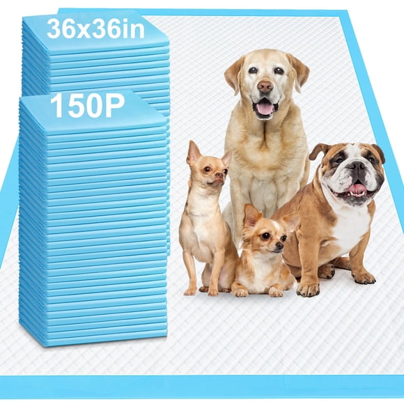 Almohadillas para orinar Gimars, 4 x L, 36 x 36 cm, para perros, gatos y conejos, 150 unidades