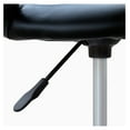 thumbnail image 4 of Rolling Salon Stool with Adjustable Height, Open Back, Foam Cushion & 5 Casters, Black, 4 of 5