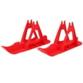 thumbnail image 2 of Snow Sledge Board Set, Plastic Bicycle Skiing Snowboard, Equipped With Straps, Portable Kids Pedal Training For Snow Or Sand Red, 2 of 8