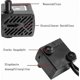 thumbnail image 2 of Mini Water Pump With Led, 180l/h, 3w, Small Fish Tank, Garden, Well, Garden Pond, Water Fountain Pump, 2 of 4