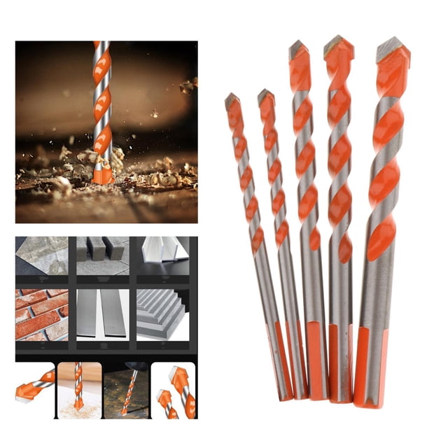 5/7 Unids Triángulo Cabeza Triángulo Multifuncional Broca Herramienta , 5PCS rojo PCS Macarena brocas triangulares