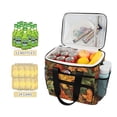 thumbnail image 2 of FORMRS Insulated Cooler Bag 24 Cans Capacity Soft Leakproof Lunch Box with Side Pockets, Colorful Autumn Leaves, 2 of 7