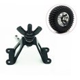 thumbnail image 2 of Spare Tire Rack Metal Rear Spare Tyre Bracket Wheel Holder Carrier for 1/10 SCX10 RC4WD D90 Tamiya CC01 RC Car, 2 of 7