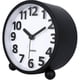 thumbnail image 3 of Silent Analog Alarm Clock,Black Metal Large 3D Digits,Non Ticking Table Clock with Night Light Bedside Alarm Clock 10.8cm, 3 of 4