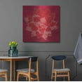 thumbnail image 4 of Luxe Metal Art 'Boho Succulent Red' by Linda Woods, Metal Wall Art, 36"x36", 4 of 9