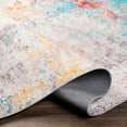 thumbnail image 5 of Mark&Day Area Rugs, 9x12 Zijtaart Modern Burnt Orange Area Rug, Blue Grey Cream Carpet for Living Room, Bedroom or Kitchen (9' x 12'), 5 of 7