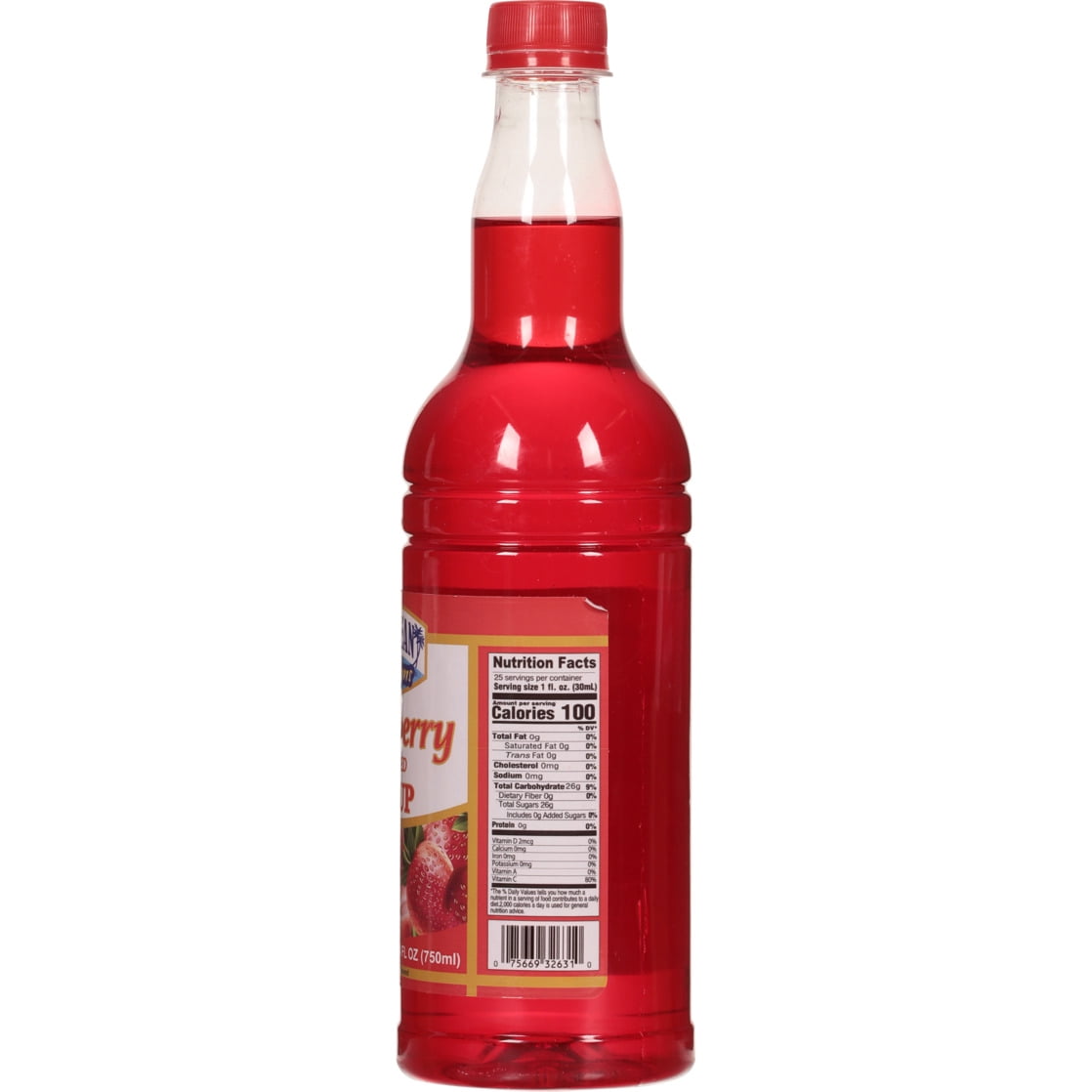 Caribbean Rhythms Strawberry Syrup, 25.4 fl oz