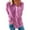 Hot Pink, variant on Hoodies for Women Women Autumn Winter Loose Casual Casual Long Sleeves Round Neck Solid Color Sweatershirt S-XXL