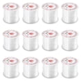 thumbnail image 1 of 12 rollos de hilo transparente de cristal para decoración DIY, 1 of 8