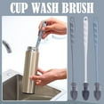thumbnail image 5 of Silicone Bottle Brush Cup Scrubber Glass Cleaner Kitchen Cleaning Tools, 5 of 9