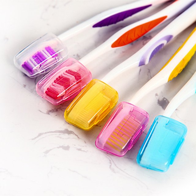 5 x fundas portátiles para cabezales de cepillos de dientes, juego de tapas de cepillos de dientes para viajes y acampadas JAMW Sencillez