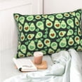 thumbnail image 4 of Cauagu Avocado Heart Print Pillow Covers with Envelope Closure,1PC Pillow Cases Decorative Pillow Case for Bed & Couch, Pillows Not Included-20"x30", 4 of 6