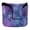 Purples Blues Space Galaxy, variant on Haosy Cherry on Gingham Golf Mallet Putter Cover Strong Magnetic Leather Golf Club Headcover Closure